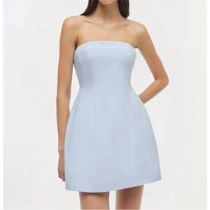 Jonathan Simkhai Arta Light Blue Dress